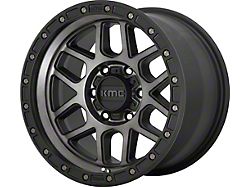 KMC Mesa Satin Black with Gray Tint 8-Lug Wheel; 20x9; 0mm Offset (17-22 F-250 Super Duty)