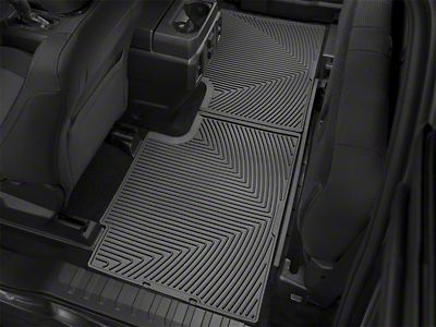 Weathertech Super Duty All Weather Rear Rubber Floor Mats Black