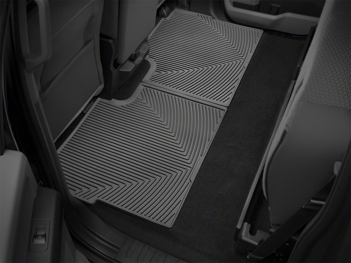Weathertech Super Duty All Weather Rear Rubber Floor Mats Black