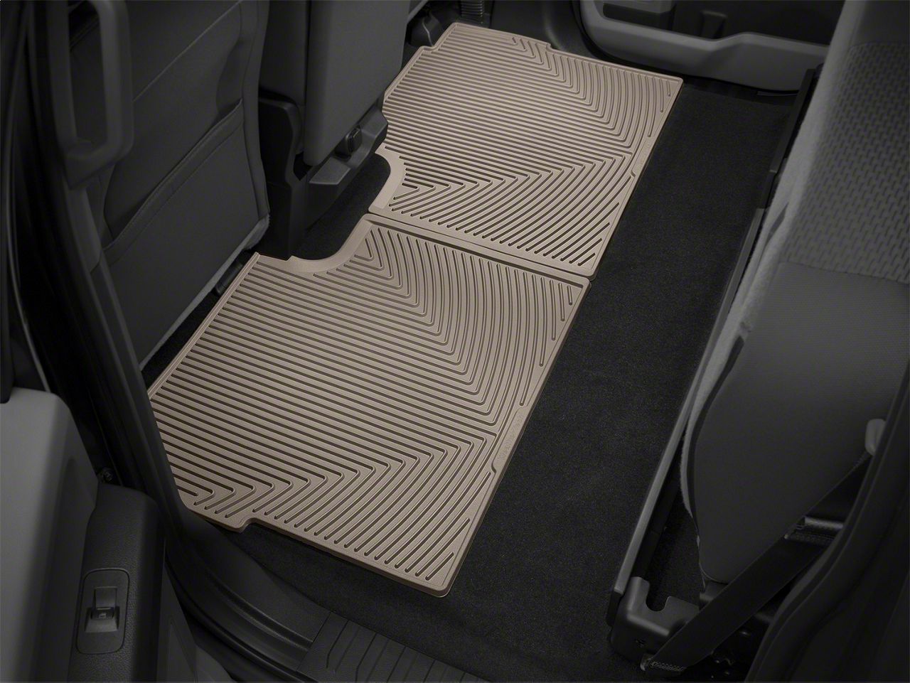 Weathertech All Weather Rear Rubber Floor Mats Tan 17 20 F 250 Super Duty Supercrew