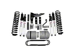 Revtek 4.50-Inch Front / 2.50-Inch Rear Coil Spring Suspension Lift Kit with Drop Brackets (11-16 4WD F-250 Super Duty)