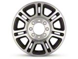 Double 7-Spoke Replica Aluminum Machined 8-Lug Wheel; 20x8; 40mm Offset (08-10 F-250 Super Duty)