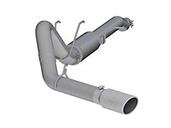 MBRP 4-Inch Installer Series Single Exhaust System with Polished Tip; Side Exit (17-22 6.2L F-250/F-350 Super Duty)