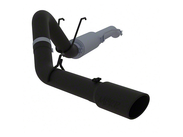 MBRP 4-Inch Black Series Single Exhaust System; Side Exit (17-22 6.2L F-250 Super Duty)