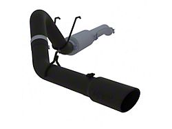MBRP 4-Inch Black Series Single Exhaust System; Side Exit (17-22 6.2L F-250/F-350 Super Duty)