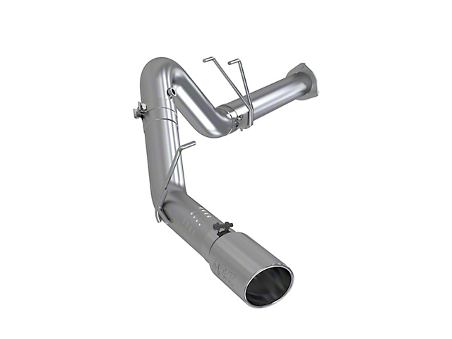 MBRP 4-Inch Installer Series Filter-Back Single Exhaust System with Polished Tip; Side Exit (15-16 6.7L Powerstroke F-250 Super Duty)