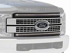 Morimoto XBG LED Upper Replacement Grille with Amber DRL; Chrome (17-19 F-250 Super Duty)