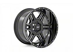 Rough Country One-Piece Series 92 Gloss Black Machined 8-Lug Wheel; 20x12; -44mm Offset (11-16 F-250 Super Duty)