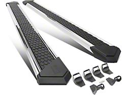 8-Inch Flat Step Bar Running Boards; Chrome (15-20 F-150 SuperCrew)