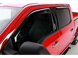 EGR In-Channel Window Visors; Front and Rear; Dark Smoke (15-23 F-150 SuperCrew)