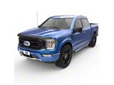 EGR In-Channel Window Visors; Front and Rear; Matte Black (17-26 F-250 Super Duty SuperCrew)