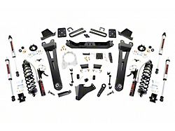 Rough Country 6-Inch Radius Arm Coil-Over Conversion Suspension Lift Kit with V2 Monotube Shocks (17-22 4WD 6.7L Powerstroke F-250 Super Duty w/ 4-Inch Rear Axle & Factory Overload Springs, Excluding Tremor)