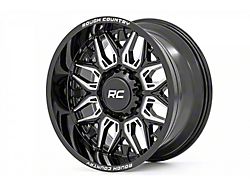 Rough Country One-Piece Series 86 Gloss Black Milled 8-Lug Wheel; 20x10; -19mm Offset (11-16 F-250 Super Duty)