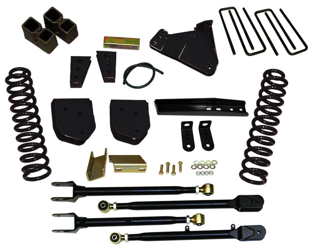 SkyJacker F-350 Super Duty 6-Inch Suspension Lift Kit with 4-Link ...