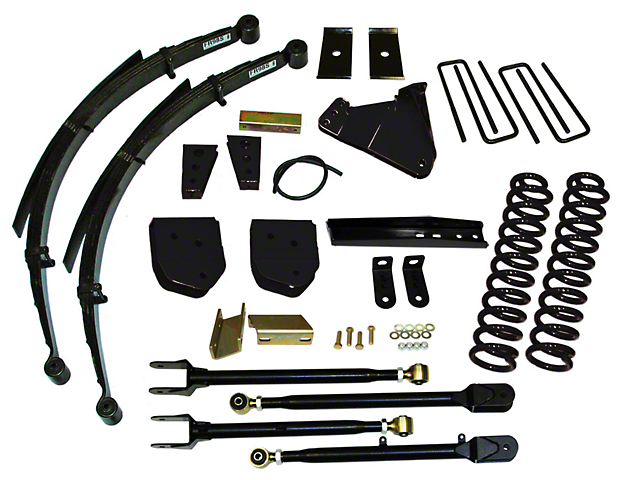 SkyJacker 6-Inch Suspension Lift Kit with 4-Link Conversion, Rear Leaf Springs and M95 Performance Shocks (11-16 4WD 6.7L Powerstroke F-350 Super Duty)