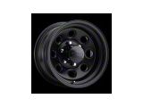 Black Rock Wheels Type 8 Matte Black 8-Lug Wheel; 17x9; 0mm Offset (99-07 F-250 Super Duty)