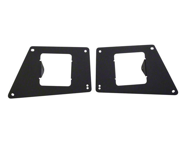 Go Rhino BR Front Bumper Surface Mount Light Plates; Textured Black (14-21 Tundra)