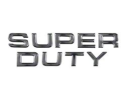 Hood Insert Letters; Liquid Chrome (11-16 F-250 Super Duty)