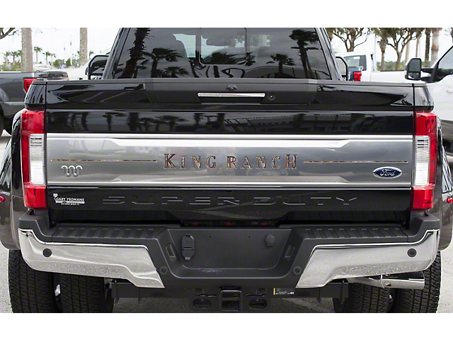 Tailgate Insert Letters; Camouflage (17-19 F-350 Super Duty King Ranch)