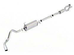 Borla S-Type Single Exhaust System with Chrome Tip; Side Exit (17-22 6.2L F-250 Super Duty)