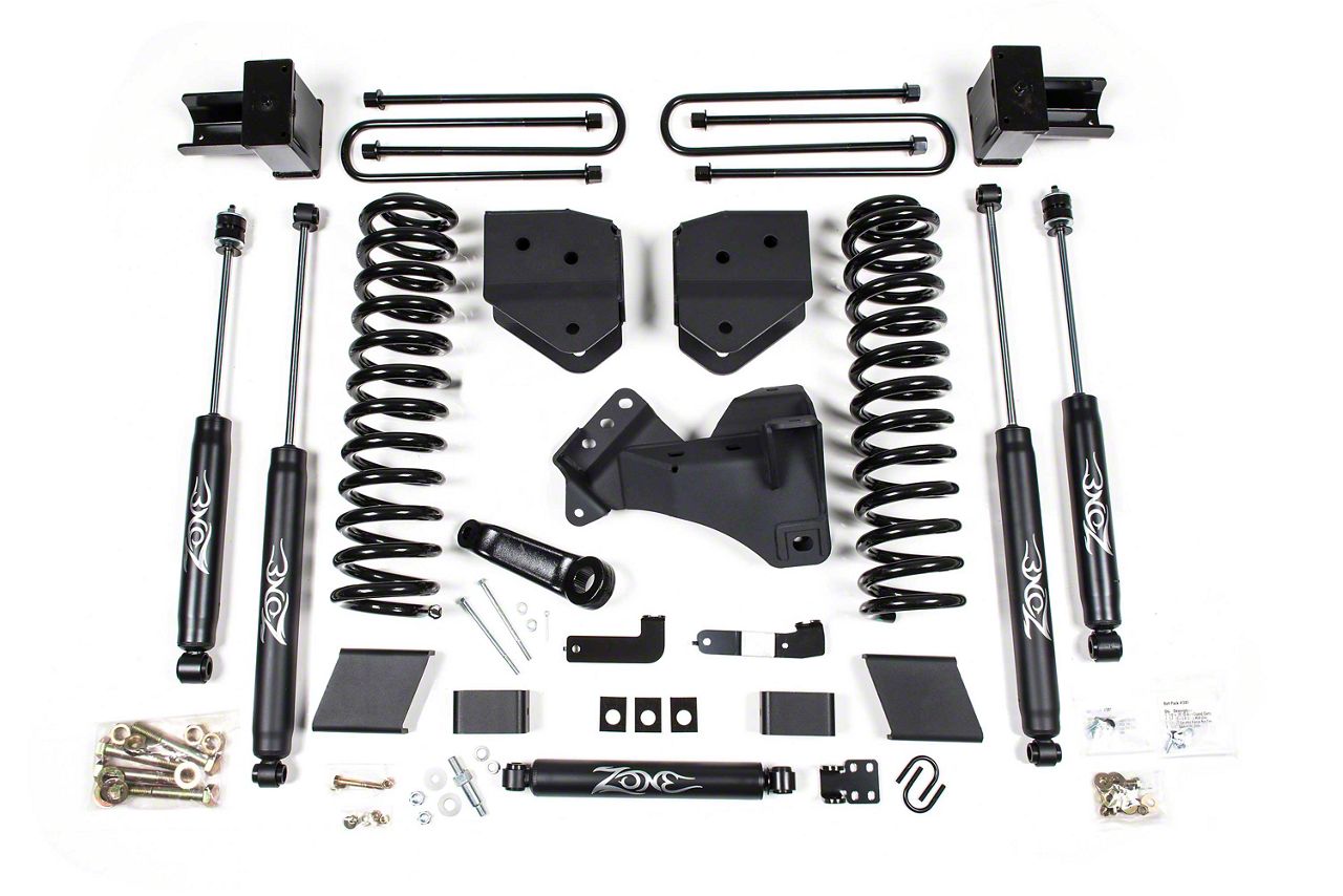 Zone Offroad F-250 Super Duty 4-inch Suspension Lift Kit With Nitro 