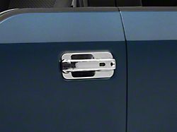 Door Handle Covers with Bezels and Smart Key Opening; Chrome (17-22 F-250/F-350 Super Duty SuperCrew)