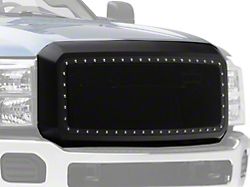 RedRock Evolution Stainless Steel Wire Mesh Upper Replacement Grille; Black (11-16 F-250 Super Duty)