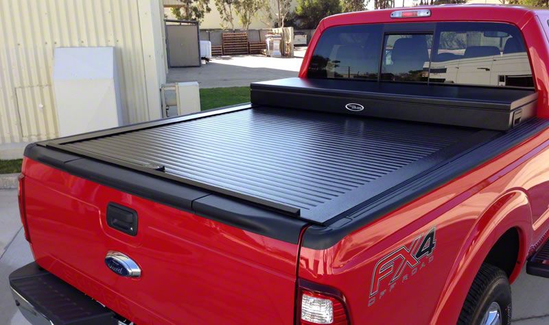 F-250 Super Duty American Work Tool Box Hard Retractable Tonneau Cover ...