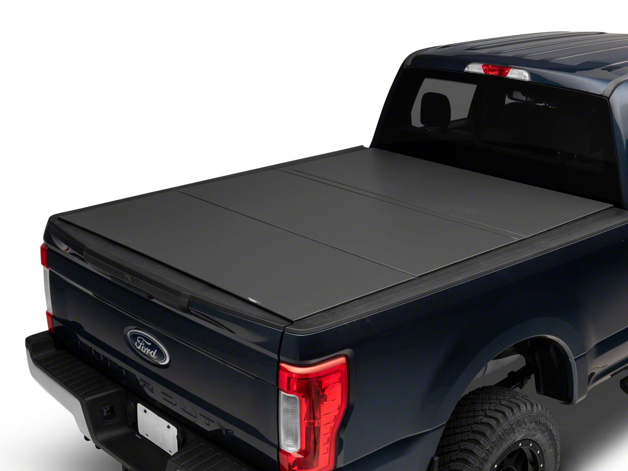 Weathertech F-250 Super Duty AlloyCover Hard Tri-Fold Tonneau Cover ...