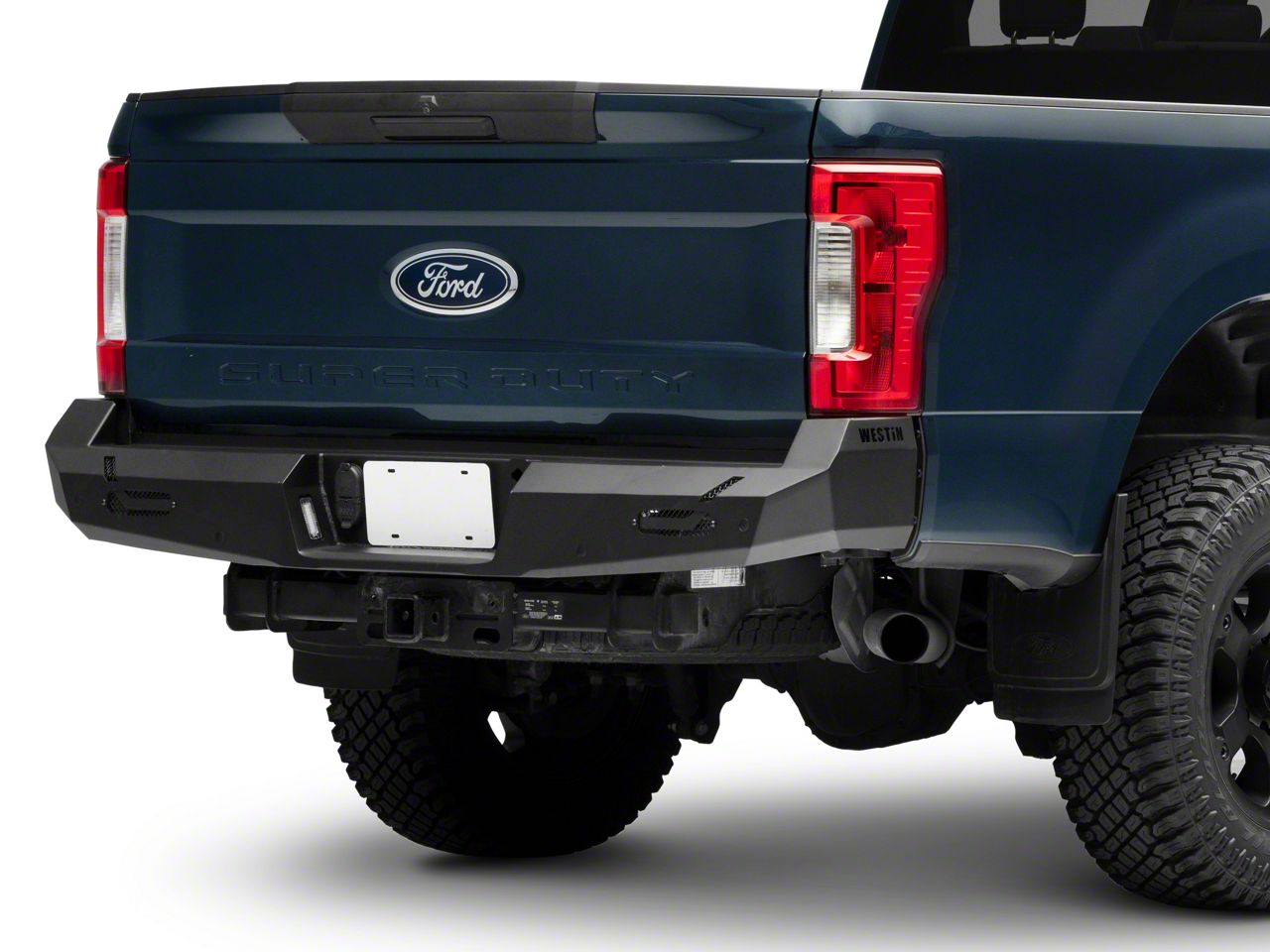 F-250 Super Duty Pro-Series Rear Bumper; Textured Black (17-22 F-250 ...