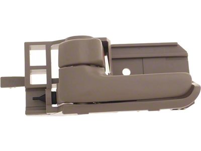 Interior Door Handle; Front and Rear Left; Brown; Plastic (05-15 Tacoma Double Cab)