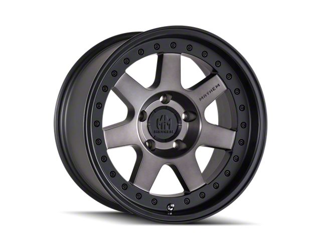 Mayhem Wheels Prodigy Matte Black with Dark Tint 6-Lug Wheel; 17x9; -6mm Offset (05-15 Tacoma)