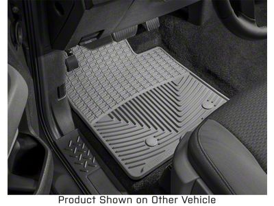 Weathertech All-Weather Front Rubber Floor Mats; Gray (16-17 Tacoma w/ Automatic Transmission)