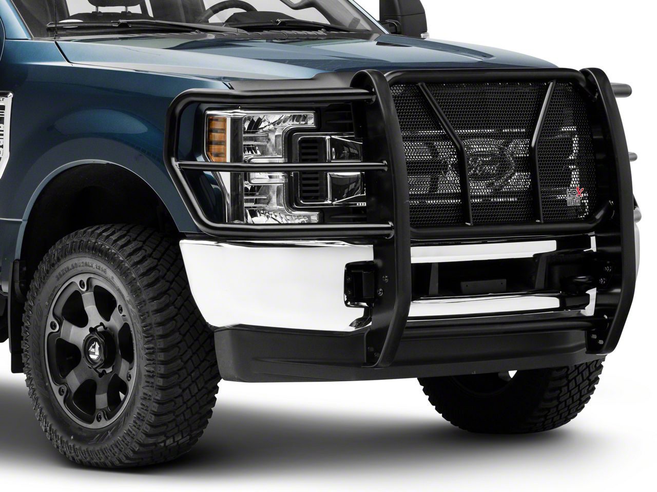 F250 Super Duty HDX Grille Guard; Black (1722 F250 Super Duty w/o