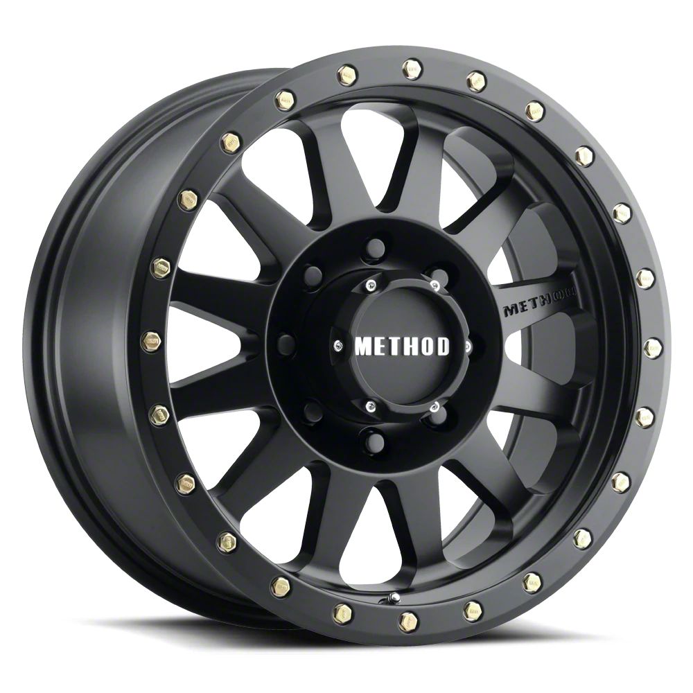 Method Race Wheels F-250 Super Duty MR304 Double Standard Matte Black 8 ...