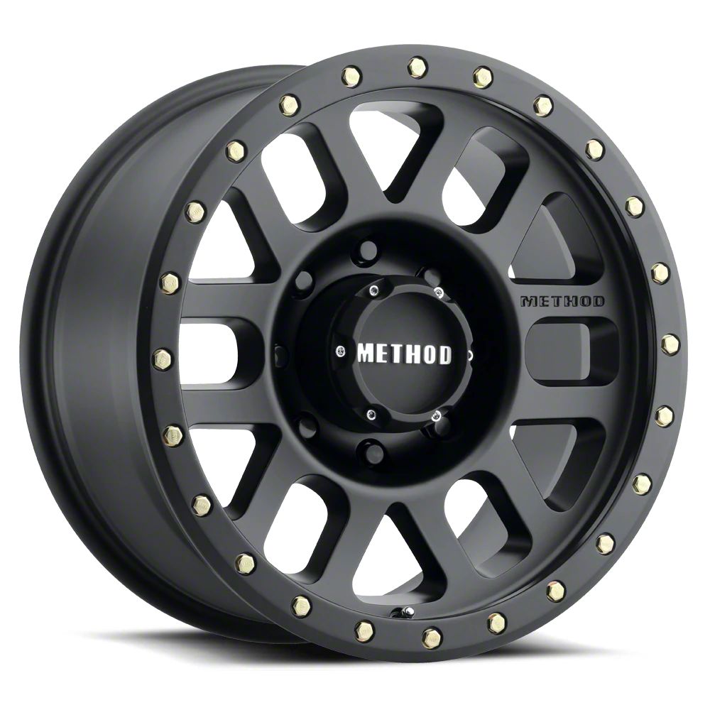 Method Race Wheels F-250 Super Duty MR309 Grid Matte Black 8-Lug Wheel ...