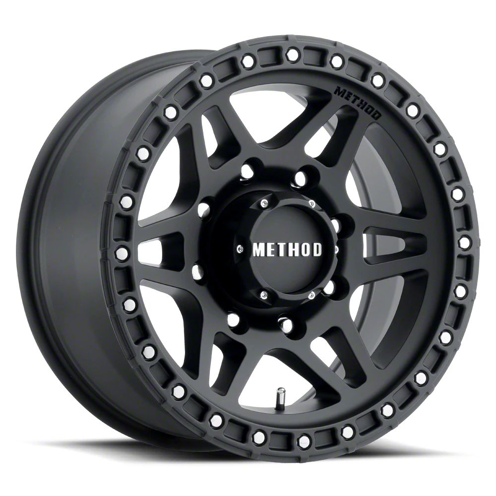 Method Race Wheels Super Duty MR312 Matte Black 8-Lug Wheel; 17x8.5 ...