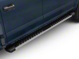 6-Inch Wide Flat Running Boards; Silver (17-26 F-350 Super Duty SuperCrew)