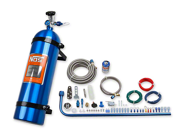 NOS Diesel Nitrous System; 15 lb. Blue Bottle (11-22 6.7L Powerstroke F-350 Super Duty)