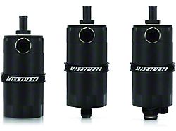 Mishimoto Baffled Oil Catch Can; Black (Universal; Some Adaptation May Be Required)