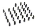Black Acorn Lug Nuts for Aftermarket Wheels; M14x1.5; Set of 32 (11-26 F-250 Super Duty)