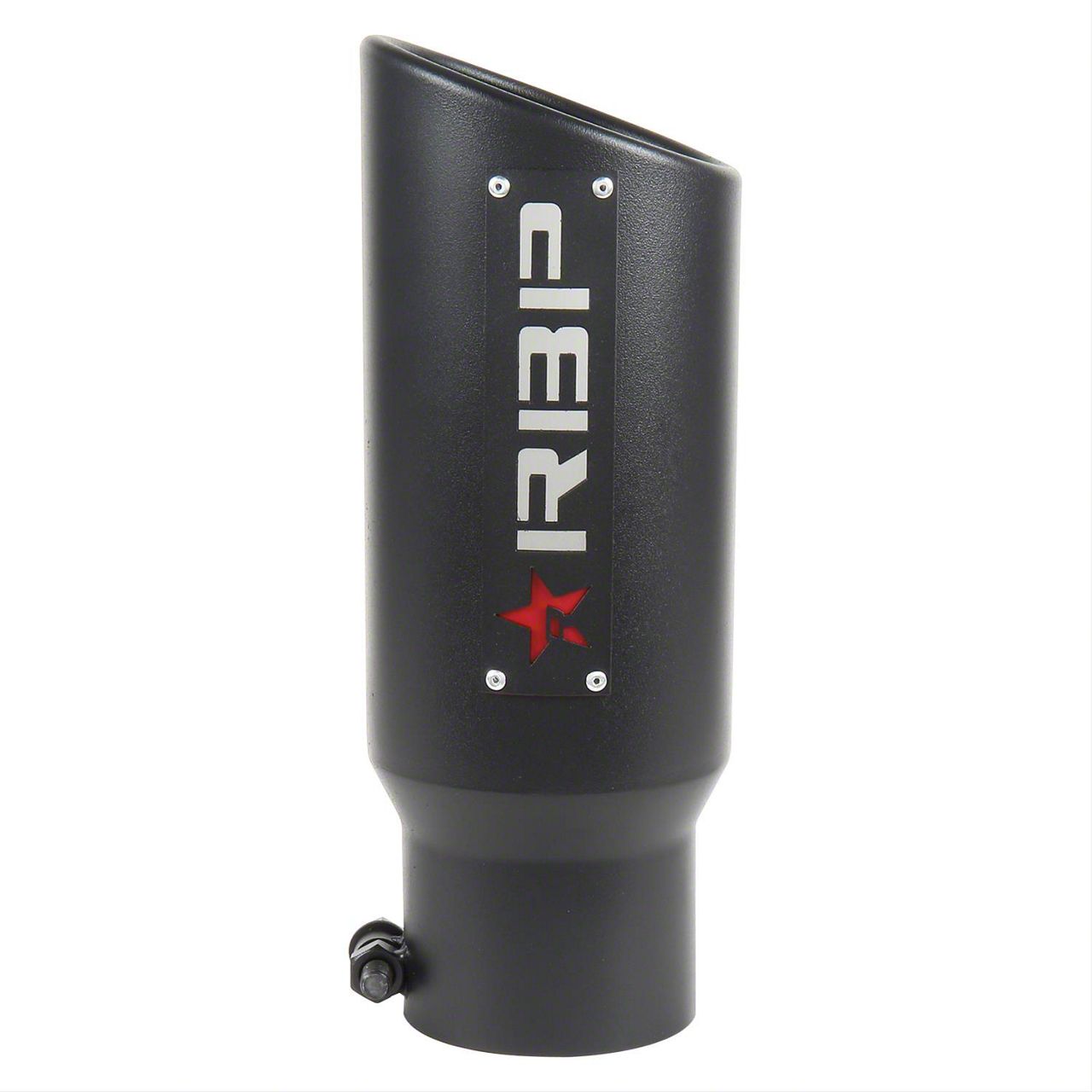 RBP RX-1 Exhaust Tip; 4.50-Inch; High Heat Textured Black (Fits 3.50-Inch Tailpipe)