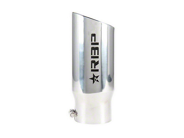 RBP 5-Inch RX-7 Exhaust Tip; Polished Stainless Steel (Fits 4-Inch Tailpipe)