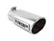 RBP RX-1 Stainless Steel Exhaust Tip; 6-Inch; Polished (Fits 5-Inch Tailpipe)