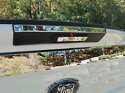 Tailgate Handle Accent Trim; 1 Piece Lower; Stainless Steel (17-20 F-250/F-350 Super Duty Regular Cab)