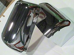 Mirror Cover Set; 2 Piece; Top Half Only; Chrome (11-16 F-250/F-350 Super Duty)