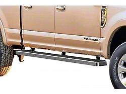 5-Inch iStep Running Boards; Hairline Silver (11-16 F-250 Super Duty SuperCrew)