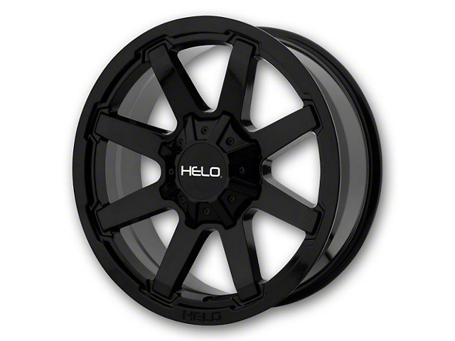 HELO HE909 Gloss Black 8-Lug Wheel; 20x9; 18mm Offset (11-16 F-350 Super Duty SRW)