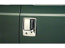 Putco Door Handle Covers without Passenger Side Keyhole; Chrome (11-16 F-250 Super Duty SuperCrew)