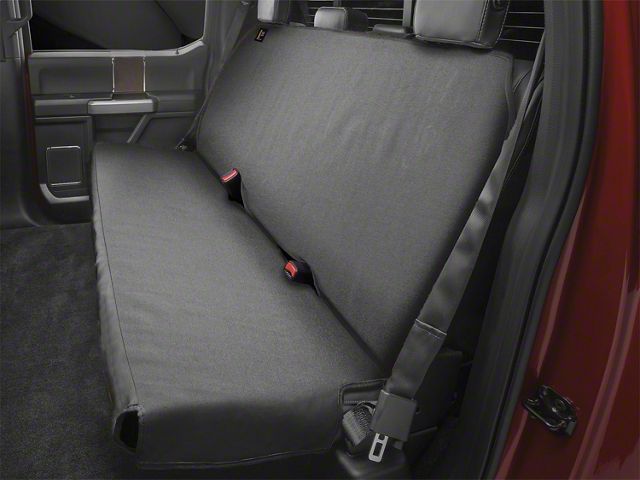 Weathertech Seat Cover; Black (07-19 Tundra)
